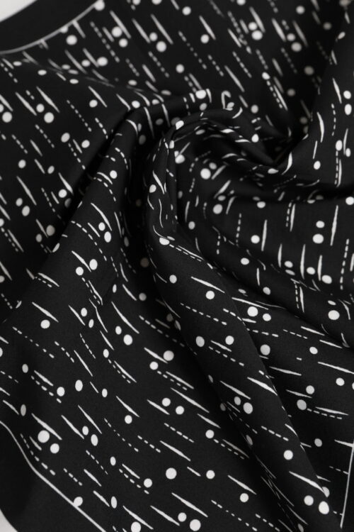 Dolce & Gabbana must-valge ruudukujuline foulard-rätik