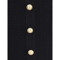 Balmain kuldne viskoosist midiseelik