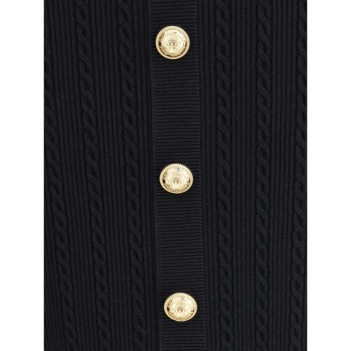 Balmain kuldne viskoosist midiseelik