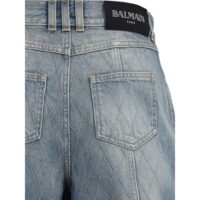 Balmain helesinised Bermuda lühikesed püksid