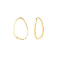 Calvin Klein SCULPTURAL kuldsed naiste kõrvarõngad