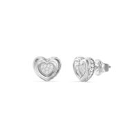 Guess hõbedased naiste kõrvarõngad JUBE05466JWRHT-U