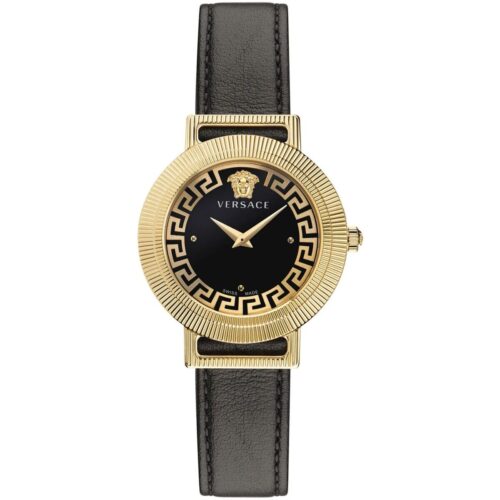 Versace LOGO HALO naiste käekell 36 mm, nahkrihm