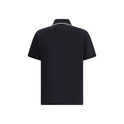 Gucci Black Cotton Polo Shirt