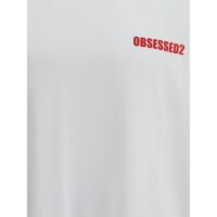 Dsquared² valge puuvillane T-särk