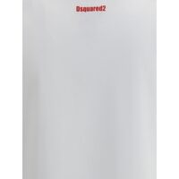 Dsquared² valge puuvillane T-särk