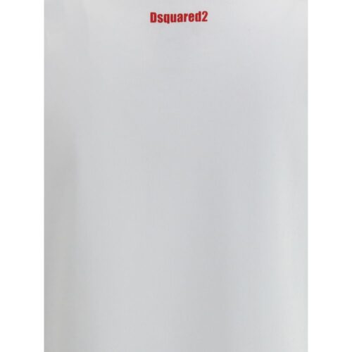 Dsquared² valge puuvillane T-särk