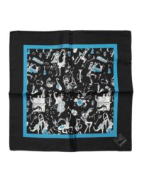 Dolce & Gabbana Black Jazz Club siidist meeste ruutfoulard