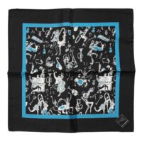 Dolce & Gabbana Black Jazz Club siidist meeste ruutfoulard