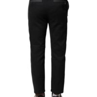 Dolce & Gabbana mustad hallid koonusekujuliselt kitsenevad meeste püksid