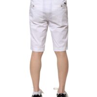 Dolce & Gabbana valged meeste stretšist teksapüksid bermuuda