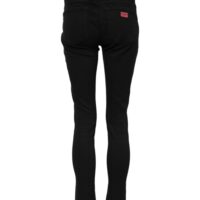 Dolce & Gabbana mustad skinny puuvillased keskmise vöökõrgusega teksad