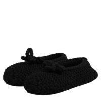 Dolce & Gabbana mustad villased baleriin-kingad