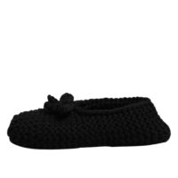 Dolce & Gabbana mustad villased baleriin-kingad