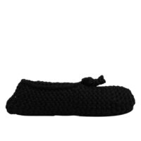 Dolce & Gabbana mustad villased baleriin-kingad