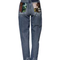 7854273.jpeg Dolce & Gabbana sinised kõrge vöökohaga katkised teksad