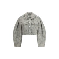 Ganni mitmevärviline puuvillane mantel