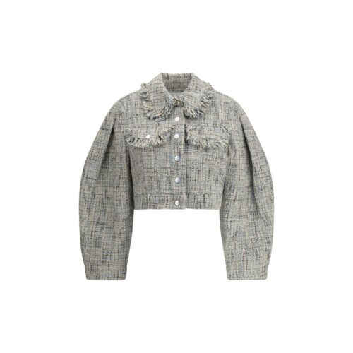 Ganni mitmevärviline puuvillane mantel