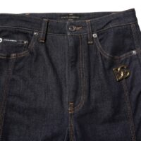 Dolce & Gabbana mustad puuvillased keskmise vöökõrgusega bootcut teksad