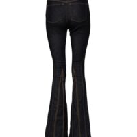 Dolce & Gabbana mustad puuvillased keskmise vöökõrgusega bootcut teksad