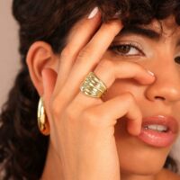 Etrusca kullatooni naiste sõrmus WSET00834