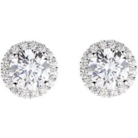 Stiilsed naiste kõrvarõngad Amen, hõbedane disain