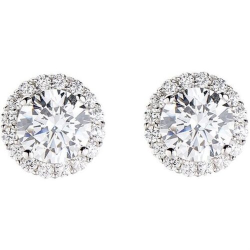 Stiilsed naiste kõrvarõngad Amen, hõbedane disain