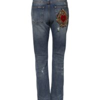 8061801.jpeg Dolce & Gabbana sinised puuvillased boyfriend-stiilis katkised teksad