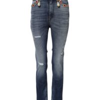 Dolce & Gabbana sinised kivikestega teksad