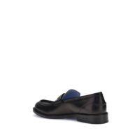 Versace Black slip-on loafrid Bos Taurus