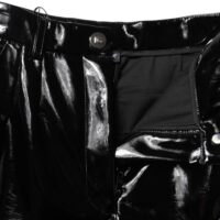 Dolce & Gabbana mustad kõrge vöökohaga cargo bootcut püksid