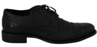 Dolce & Gabbana tumesinised brogue-oxford pidulikud kingad Derby Taormina