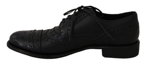 811133.jpg Dolce & Gabbana tumesinised brogue-oxford pidulikud kingad Derby Taormina