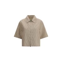 Fendi beež puuvillane teksajakett