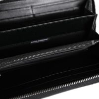 8206302.jpeg Dolce & Gabbana must nahast lukuga kontinentaalne rahakott logoplaadiga