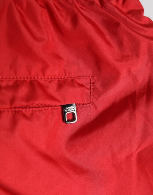 Dolce & Gabbana punased meeste rannashortsid