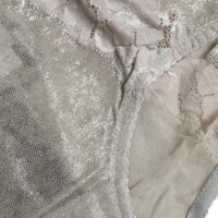 Dolce & Gabbana hallid puuvillased kõrge vöökohaga pitsilised aluspüksid