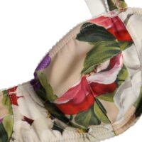 Dolce & Gabbana beež lilleline balconette tugikaartega rinnahoidja