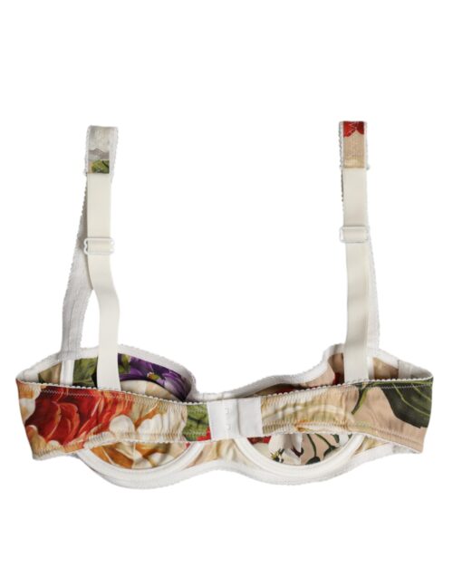 Dolce & Gabbana beež lilleline balconette tugikaartega rinnahoidja