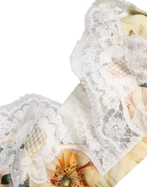 Dolce & Gabbana mitmevärviline lillelise mustriga traadita rinnahoidja