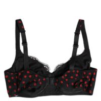 8266910.jpeg Dolce & Gabbana must punaste täppidega polsterduseta balconette-rinnahoidja