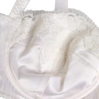 Dolce & Gabbana valge balconette-rinnahoidja