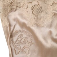 Dolce & Gabbana beež pitsiline siidist satiinist aluspesu topp