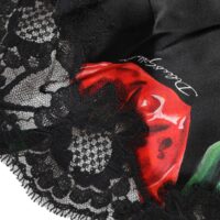 Dolce & Gabbana mitmevärviline lilleline siidist aluspesu topp