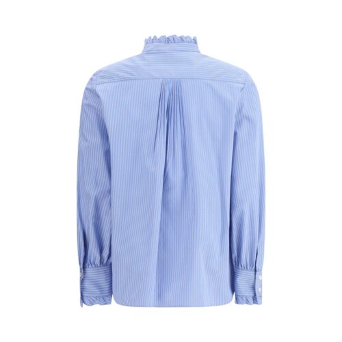 Valentino sinine puuvillane mustriga särk