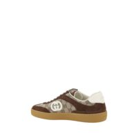 8275582.jpeg Gucci Brown Calf Leather Bos Taurus Low Top Sneakers