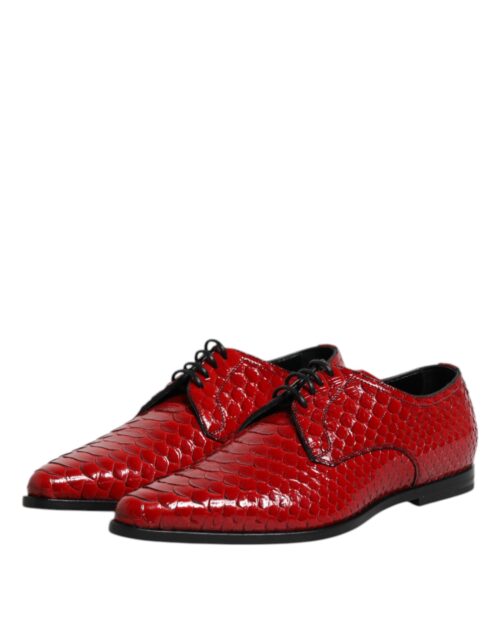 Dolce & Gabbana punased eksootilisest paeltega derbikingad