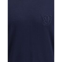 Valentino sinine fliisvillane kõrge kaelusega džemper