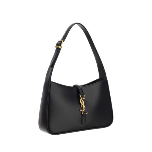 8328260.jpeg Saint Laurent Black Calf Leather Bos Taurus Handbag