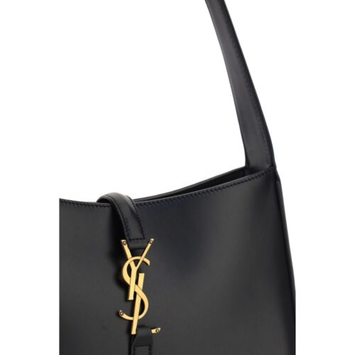 8328263.jpeg Saint Laurent Black Calf Leather Bos Taurus Handbag
